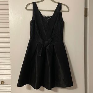 Black cocktail dress